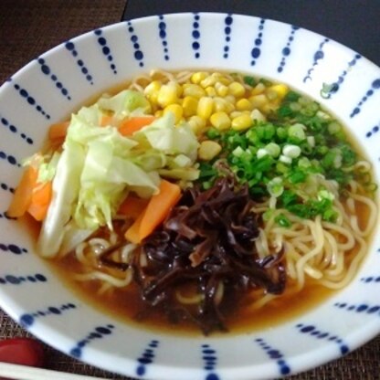 ひと手間かけるだけるだけで、全然違いますね♪
具だくさんの味噌ラーメンで頂きました。ありがとうございました。( *´艸｀)